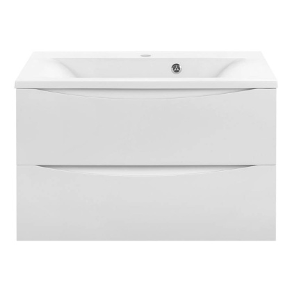 База под раковину Mia 750 подвесная, 2 выкатных ящика soft close, G.White