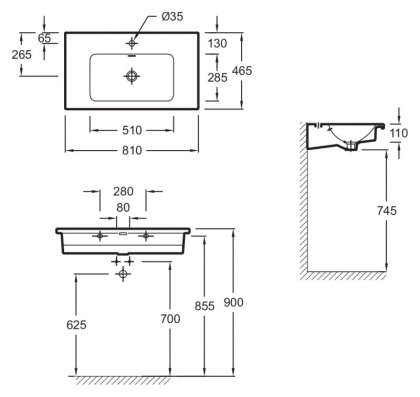 Раковина EXAE112-00 Jacob Delafon Vox Белый размер (шгв) (81см*46,5см*15,5см) Подвесная, шт Раковина EXAE112-00 Jacob Delafon Vox Белый размер (шгв) (81см*46,5см*15,5см) Подвесная, шт