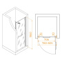 Душевая дверь RGW PA-103W, RGW 020810308-15