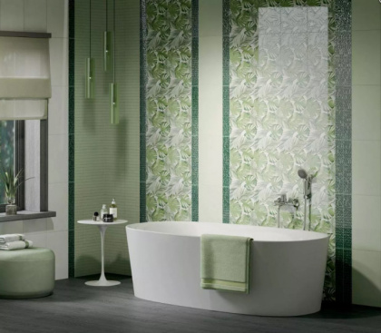 Плитка настенная 6410 Левада зеленый глянцевый (25см*40см*8,8мм) (10шт/1м2) флора, м2 Плитка настенная 6410 Левада зеленый глянцевый (25см*40см*8,8мм) (10шт/1м2) флора, м2