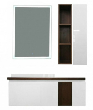 Полка навесная Malibu (ШхГхВ) 200х160х900 массив