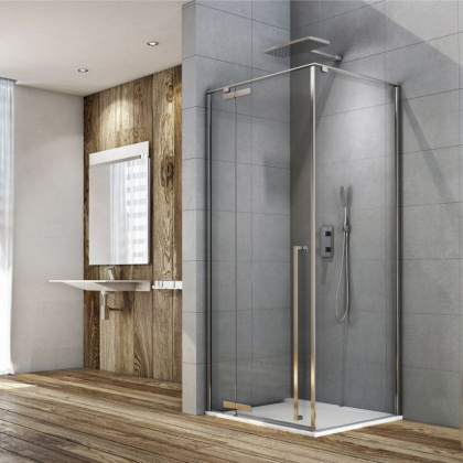 Душевой уголок Aquanet Ideal AE-AXC92MZ-S-C 1200x900, прозрачное стекло