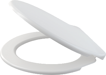 Сиденье для унитаза Antibacterial, 5х41х47,5 см, белое, A6551 AlcaPlast