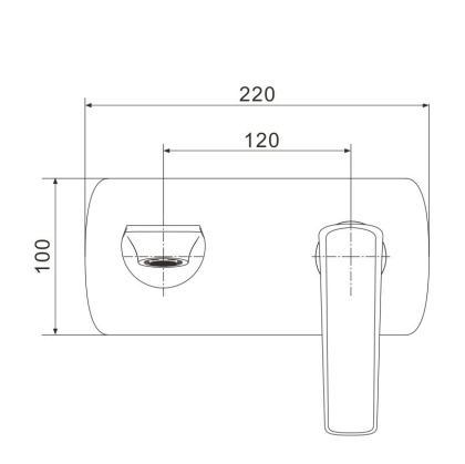 Смеситель для раковины латунь R1341F
