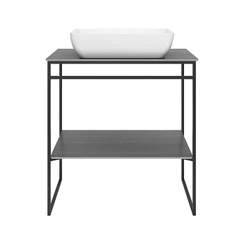 Металлическая структура PLAZA Next напольная 80, черная матовая PL.N.80.01\BLK.M