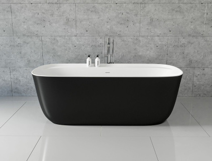 Акриловая ванна Aquanet Family Fine 170x78 95778 Gloss Finish (панель Black matte)