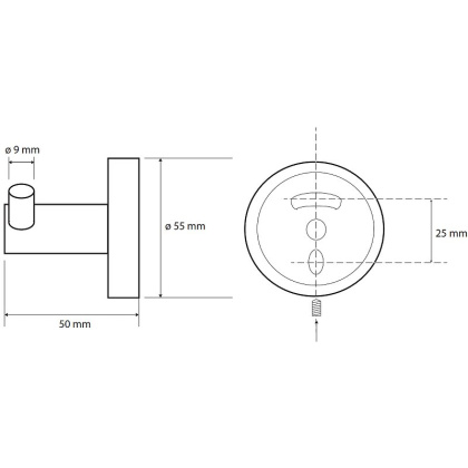 Двойной крючок Bemeta Brilo 161106032 Золото