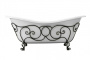 Кованая подставка для ванны "Бостон" (патина)