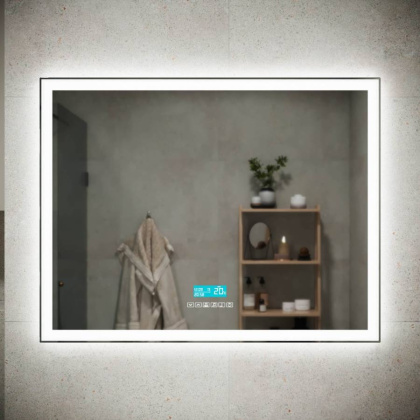 Зеркало для ванной комнаты SANCOS City 2.0  900x700  c  подсветкой, арт.CI2.900 Зеркало для ванной комнаты SANCOS City 2.0  900x700  c  подсветкой, арт.CI2.900