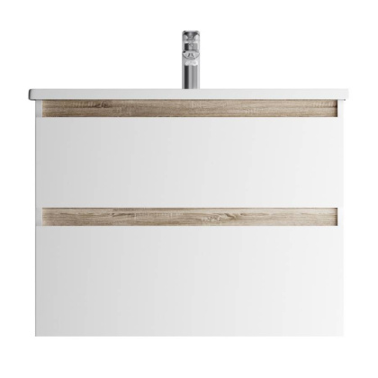 База под раковину X-Joy подвесная с 2 ящиками, 60х77х44,5 см, белая, M85AFHX0802WG