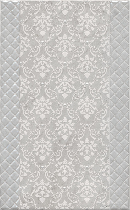 Декор AZ\A053\6424 Мотиво серый 40см*25см*8мм (1уп/10шт/), шт