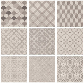 Керамогранит SG1575N Карнаби-Стрит орнамент беж 20*20*8 (23шт/0,92м2), м2