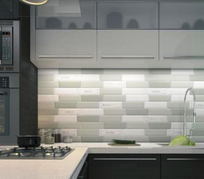 Плитка настенная 9001 Гамма белый (8,5см*28,5см*9,2мм) (40шт/0,97м2) матовый, м2 Плитка настенная 9001 Гамма белый (8,5см*28,5см*9,2мм) (40шт/0,97м2) матовый, м2