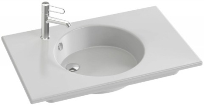 Раковина-столешница Jacob Delafon Odeon Rive Gauche EXAW112-Z-00 80 см с полированная нижней поверхн, шт Раковина-столешница Jacob Delafon Odeon Rive Gauche EXAW112-Z-00 80 см с полированная нижней поверхн, шт