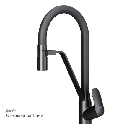 Смеситель Am.Pm Like F8007822 для кухонной мойки, Черный Смеситель Am.Pm Like F8007822 для кухонной мойки, Черный
