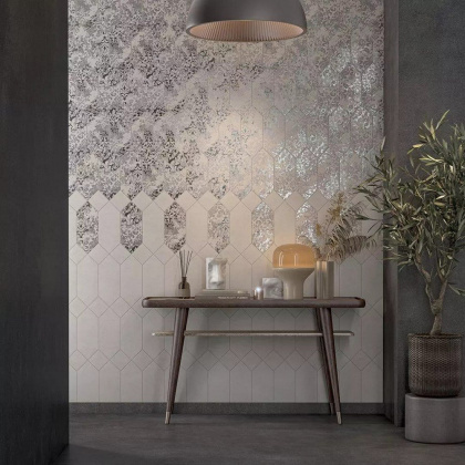 Декор Каламита 1 серый 14x34x0,69