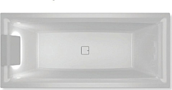 Акриловая ванна  STILL SQUARE LED 170x75 L RIHO FALL