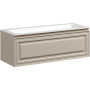 Тумба подвесная SANCOS Very 1195х445х406, c одним  ящиком оснащенным доводчиками, Beige Soft , арт.VR120CE