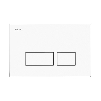 I047001 Pro S, клавиша для Инсталляции пневматическая, пластик, Белый