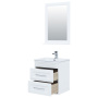 Комплект мебели для ванной Aquanet Бостон М 60 белый матовый