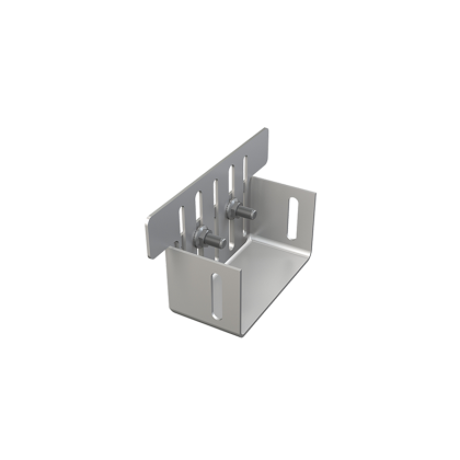 Заглушка для дренажных желобов 100 мм, нержавеющая сталь