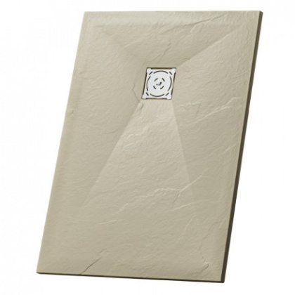 Душевой поддон RGW ST-Be, 80 х 120 см, прямоугольный, из искусственного камня, бежевый, 16152812-03