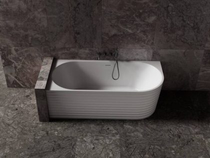 Ванна из литьевого мрамора Abber Stein 170х80 AS9651 L