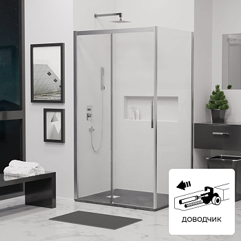 Душевой уголок RGW LE-41 (LE-12 + Z-050-2) 2000x700