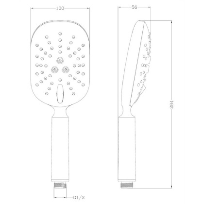 Душевая лейка OMNIRES DOUGLAS-RCR (хром) Душевая лейка OMNIRES DOUGLAS-RCR (хром)