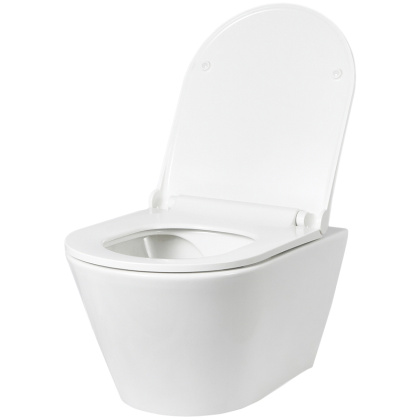 Унитаз подвесной безободковый Creto Logan L3 белый 1003-001-L3W