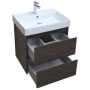 Тумба под раковину Aquanet Nova Lite 60 дуб черный (2 ящика) Тумба под раковину Aquanet Nova Lite 60 дуб черный (2 ящика)