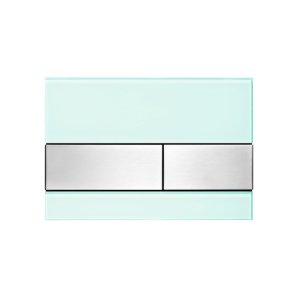 Стеклянная панель смыва унитаза TECEsquare для системы с двойным смывом