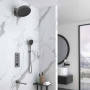 Душевой комплект Inspire VSFW-433TI3GM встраиваемый, термостат, трехрежимный, вороненая сталь