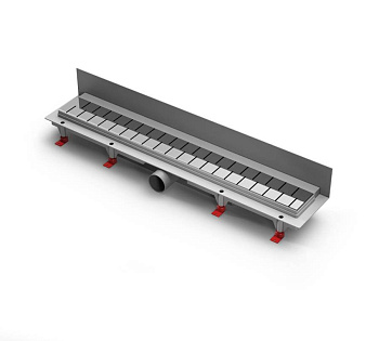 Душевой лоток 85 см Creto Snake CRE-850 SH-P с решеткой, хром