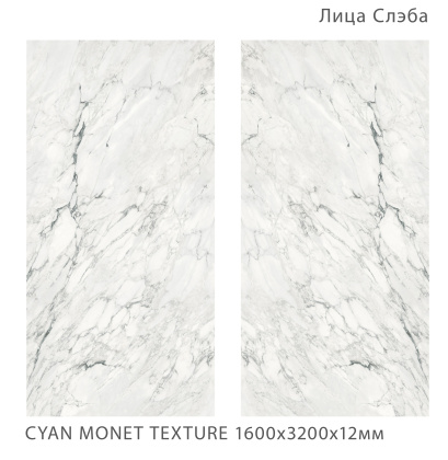 Керамогранит CYAN MONET 1600х3200х12мм TEXTURE