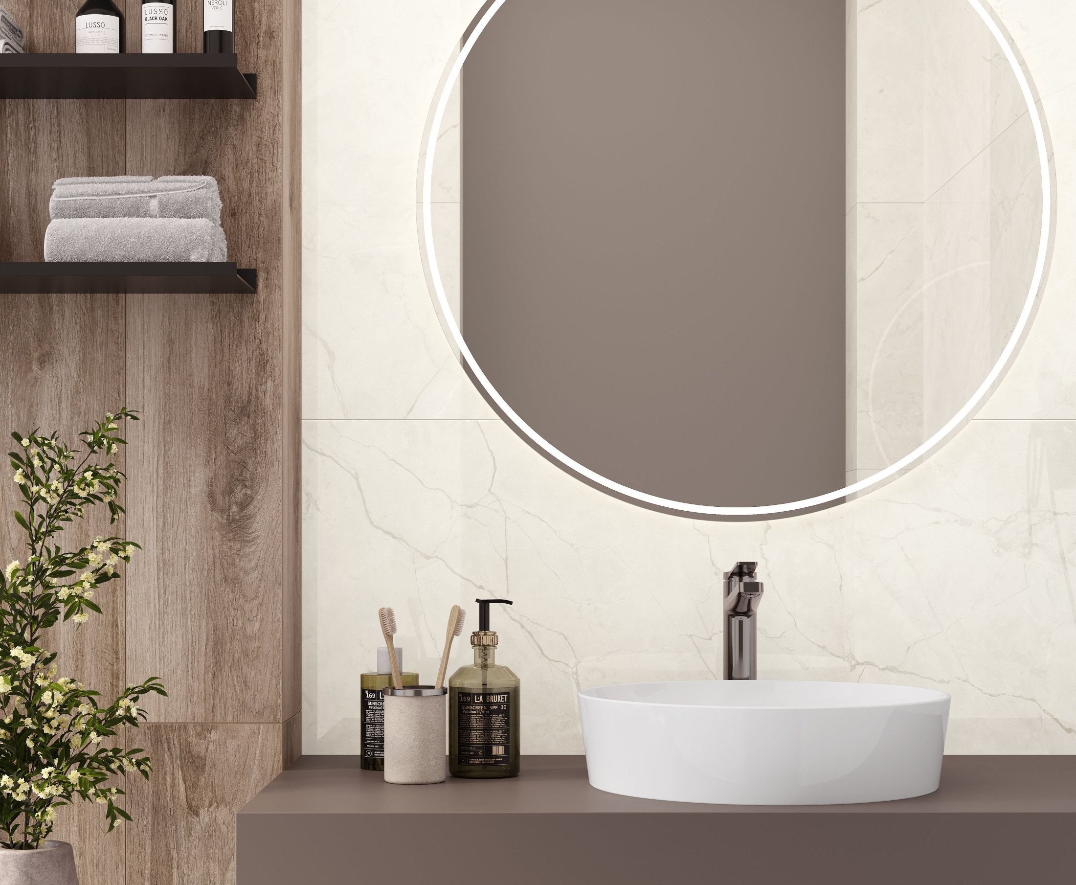 Connect Marfil Керамогранит светло-бежевый SG50002722R 60х119,5 полированный Connect Marfil Керамогранит светло-бежевый SG50002722R 60х119,5 полированный