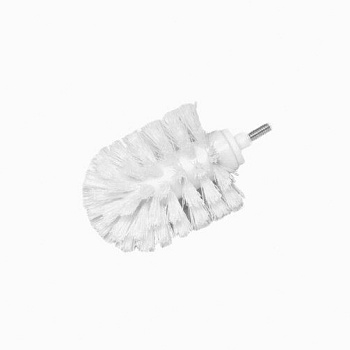 Щетка для унитаза запасная, 7,5х12,6х7,5 см, белая, K-013