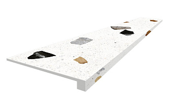 Ступень 620070002369 Палладио Уайт 120 Фронт