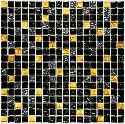 Мозаика стеклянная Classik night (чип 8*15*15) 300*300(11шт.-0.99м2), м2 Мозаика стеклянная Classik night (чип 8*15*15) 300*300(11шт.-0.99м2), м2