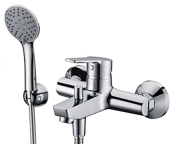 Rhin 4401 Смеситель для ванны с коротким изливом Wasserkraft Rhin 4401 Смеситель для ванны с коротким изливом Wasserkraft