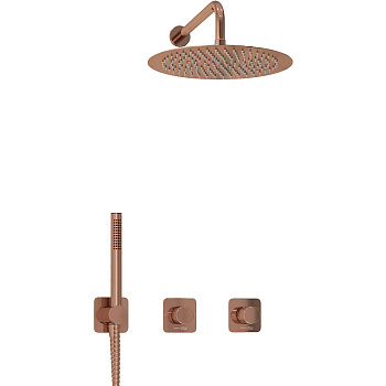 A8851.309.338.330.290.292.291 Встраиваемый комплект для душа с верхней душевой насадкой и лейкой