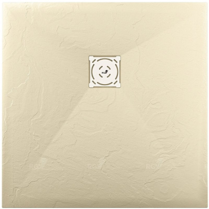 Душевой поддон  90*90*2,5 RGW ST-0099Be Бежевый/Квадрат Ø 90 мм Каменный