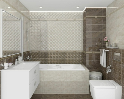 Декор AD\F483\60049 Royal кофейный светлый 20х60,шт