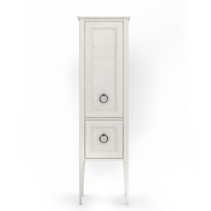 Пенал PLAZA Classic напольный 175, белый матовый