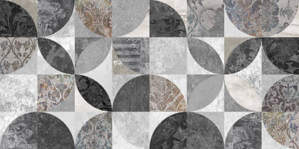 Плитка настенная 34085 Focus серый узор 25*50 (12шт/1,5м2),м2