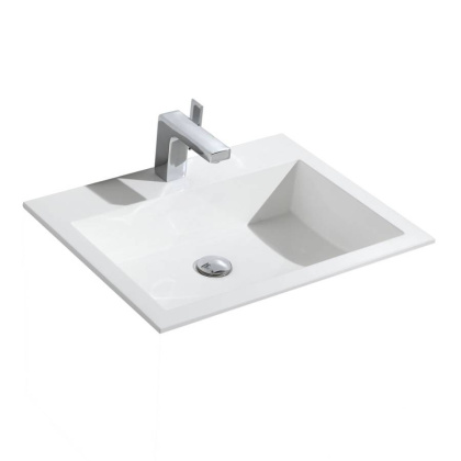 Раковина VCB-13600W из искусственного камня, цвет белый Раковина VCB-13600W из искусственного камня, цвет белый