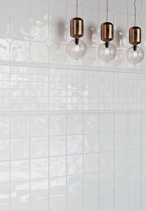 Вставка 5252\9 Авеллино белый 4,9*4,9*6,9 (1кор/42шт), шт