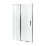 Душевая дверь со стенкой EXCELLENT Mazo 120 см (хром)