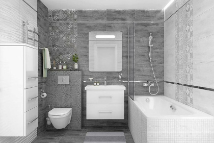 Мозаика Concrete тёмно-серый 30*30,шт