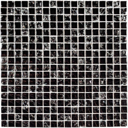 Мозаика Strike Black Strike Black 30см*30см*8мм (1уп/11шт), м2